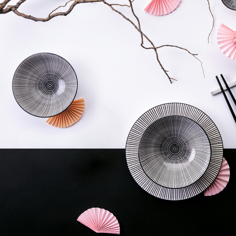 Porcelanasti set 24 kosov – Elements Asia Fire