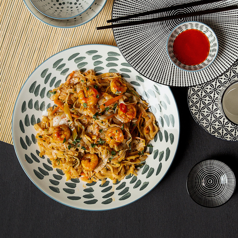 Porcelanasti set 24 kosov – Elements Asia Water
