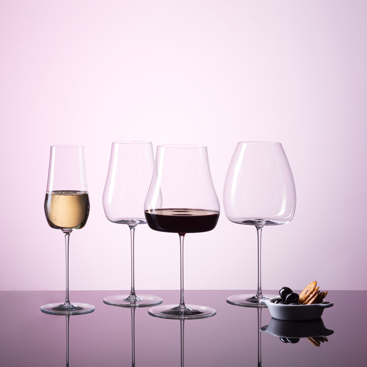 Kozarci za rdeče vino Bordeaux 530 ml komplet 2 kosov - Green Wave Platinum Line