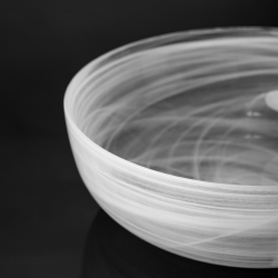 Skleda bela 21 cm - Elements Glass