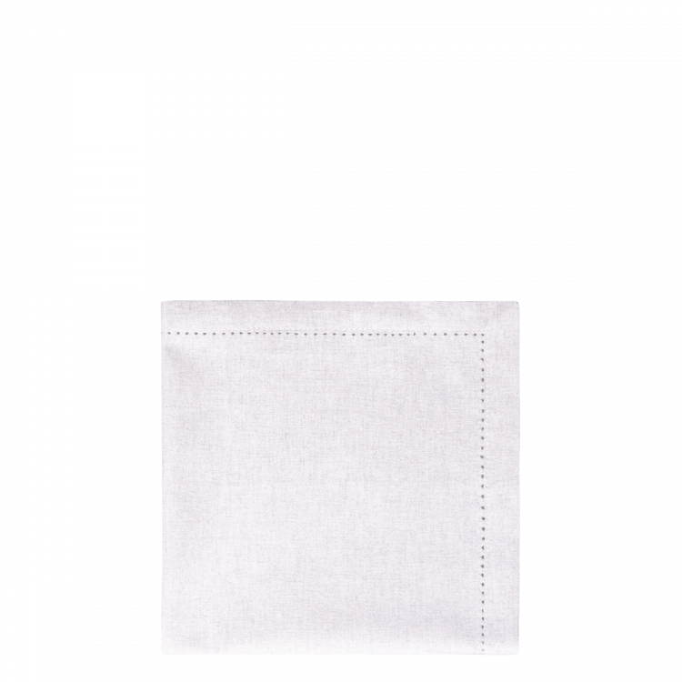 Svetlo sivi bombažni prtički 45 x 45 cm 2 kosa - Basic Ambiente