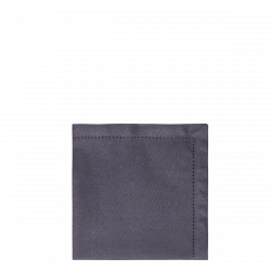Jekleno sivi bombažni prtički 45 x 45 cm 2 kosa - Basic Ambiente