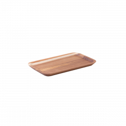 Pladenj pravokotnik velik Agat 30 x 17,5 cm - FLOW Wooden