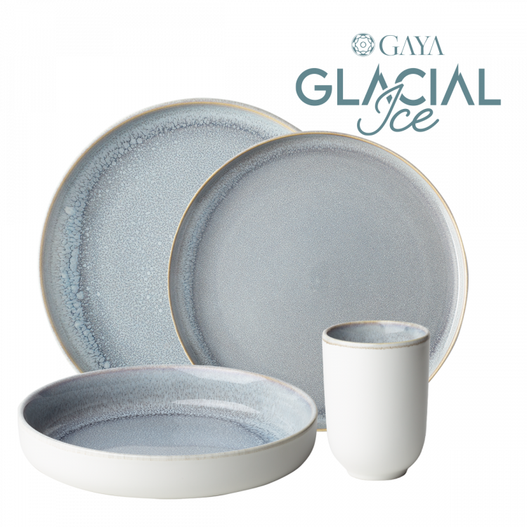 Set porcelana 16 kosov - Gaya Atelier Glacial Ice