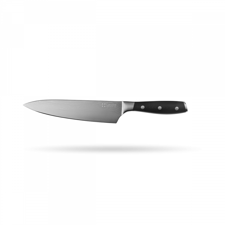 Kuhinjski nož iz damaščanskega jekla 20 cm - Platinum