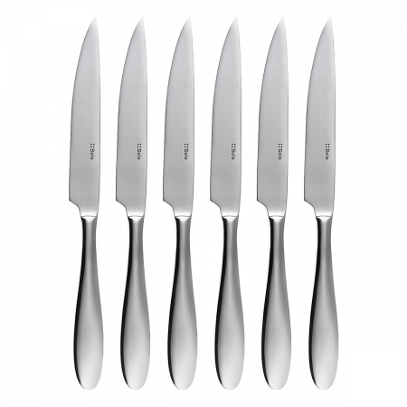 Set 6-ih nožev za zrezke v lesenem bloku – Turin