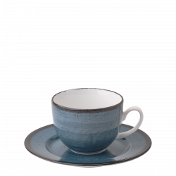 Krožnik za kavno skodelico 16 cm modri - Hotel Inn Chic barvni