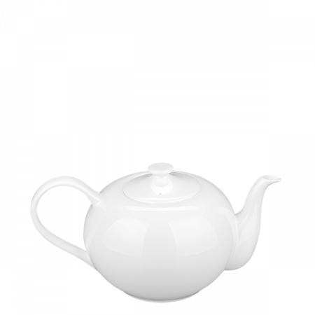 Beli porcelanski čajnik 1,2 l - Premium Platinum Line