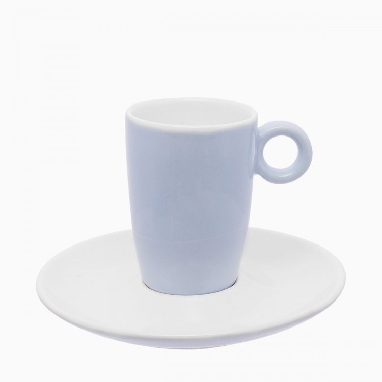 Krožnik za kavno skodelico svetlo modra 12,5 cm – RGB
