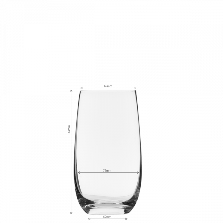 Kozarci Long Drink 500 ml set 4 kosi - Premium Glas Optima
