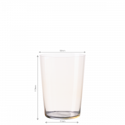 Kozarci Tumbler bež 515 ml komplet 6 kosov – 21st Century Glas Lunasol META Glass