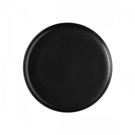Krožnik za sladico Coupe čierny 20 cm – Flow