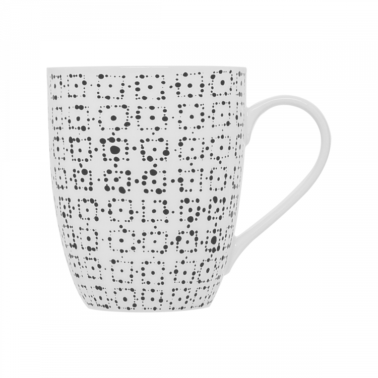 Skodelica za mleko, čaj ali kapučino 320 ml komplet 3 kosov - Basic Dots
