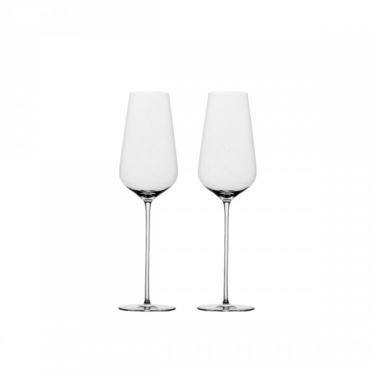 Kozarci za šampanjec 300 ml komplet 2 kosov - FLOW Glas Platinum Line