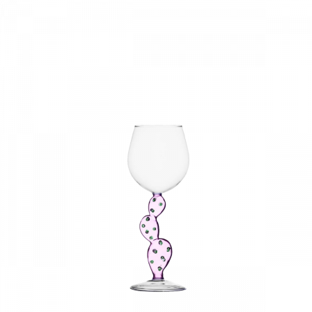 Kozarec za vino kaktus roza barve - Ichendorf