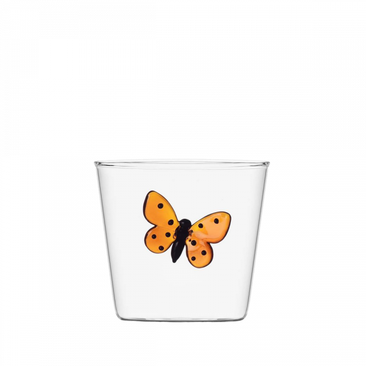 Kozarec z oranžnim metuljem 350 ml