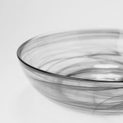 Skleda črna 18 cm - Elements Glass