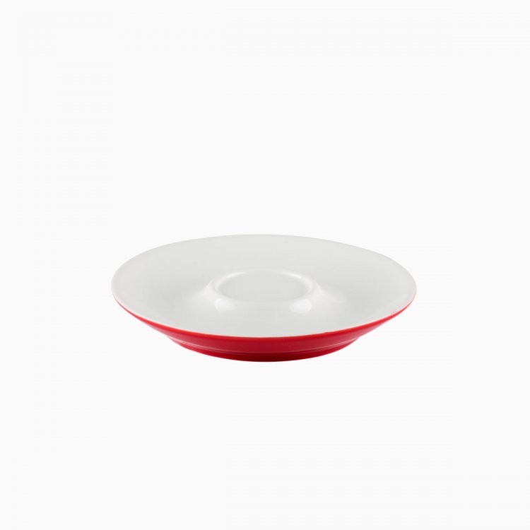 Krožnik za kavno/čajno skodelico rdeč 15 cm – RGB
