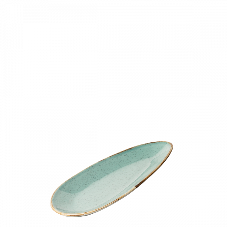 Ovalni krožnik Sand turkizni 25 cm – Gaya