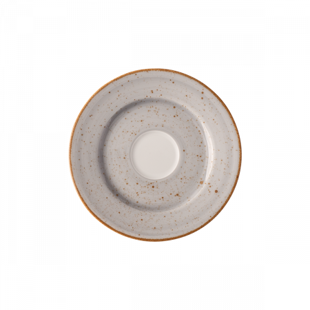 Krožnik za kavno skodelico 16 cm siv - Hotel Inn Chic barvni