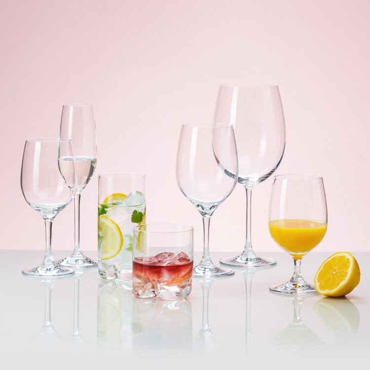 Kozarci za rdeče vino 450 ml set 4 ks - Anno Glas Lunasol META Glass