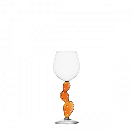 Kozarec za vino kaktus oranžne barve - Ichendorf