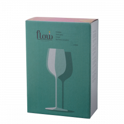 Kozarci za rdeče vino 650 ml komplet 2 kosov - FLOW Glas Platinum Line