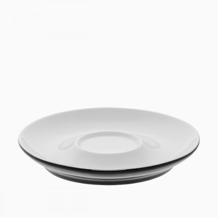 Krožnik za čajno skodelico za enega 16,5 cm - RGB čierna
